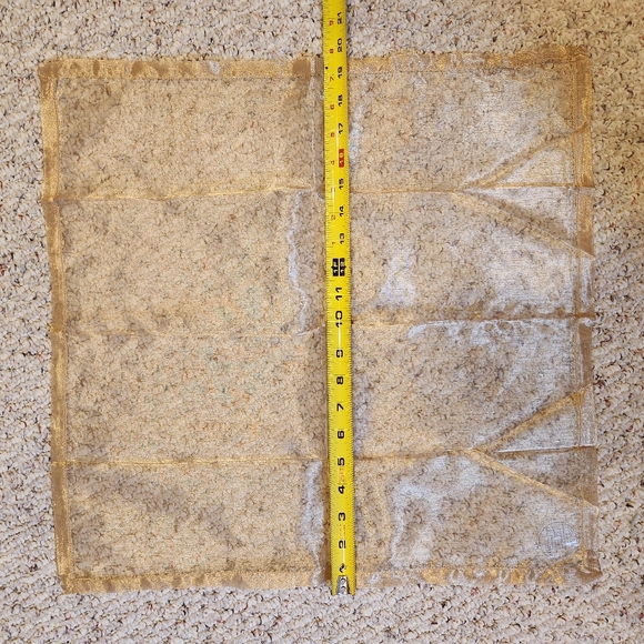 NIP Vintage Pottery Barn Gold Sheer Organza Napkins-set of 4 🌟 - Picture 3 of 5